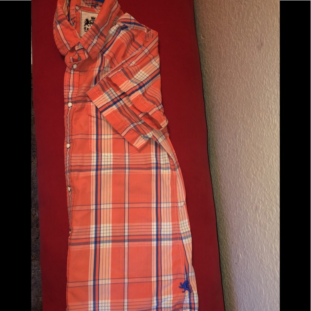 Express Plaid Men’s Small (Salmon Orange)